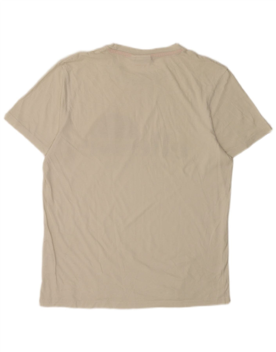 Męski T-shirt Ellesse Heritage z grafiką, duży, biały, bawełniany