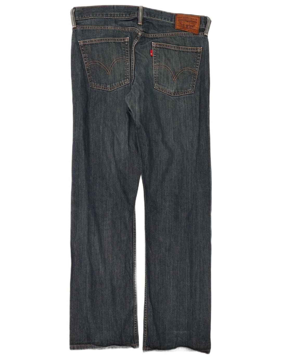 Męskie dżinsy Levi's 514 Straight W34 L32 Granatowa bawełna