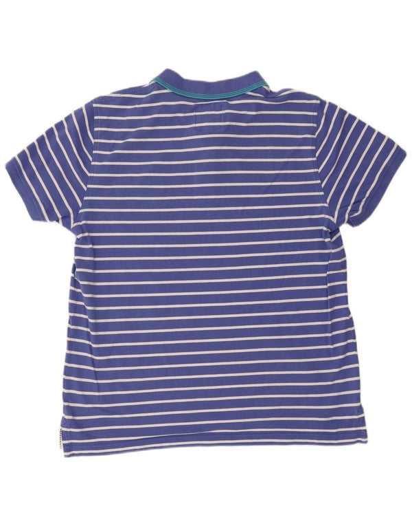 CREW CLOTHING Męska koszulka polo 2XL, bawełniana w niebieskie paski