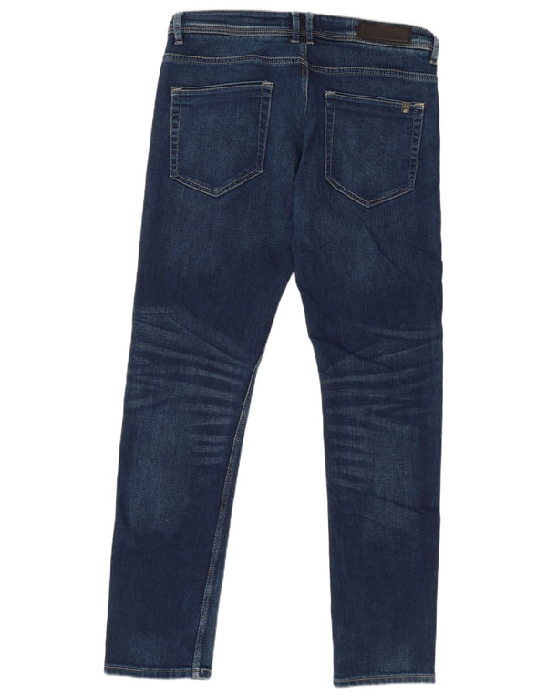 Jeansy męskie Zara Skinny EU 44 Large W34 L31 Granatowe