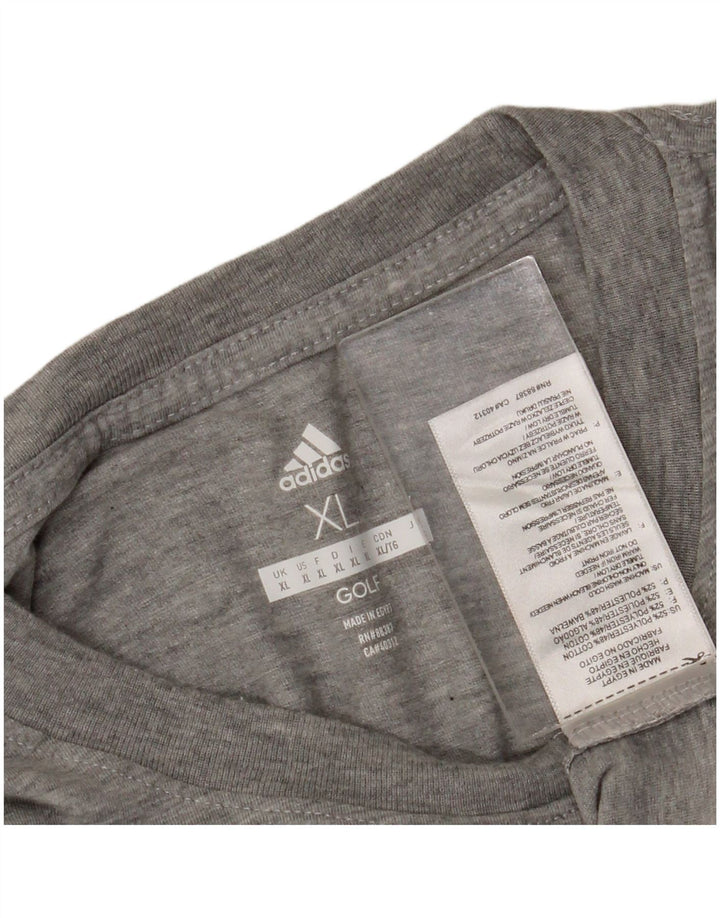 Adidas Męska koszulka Top XL Szary poliester