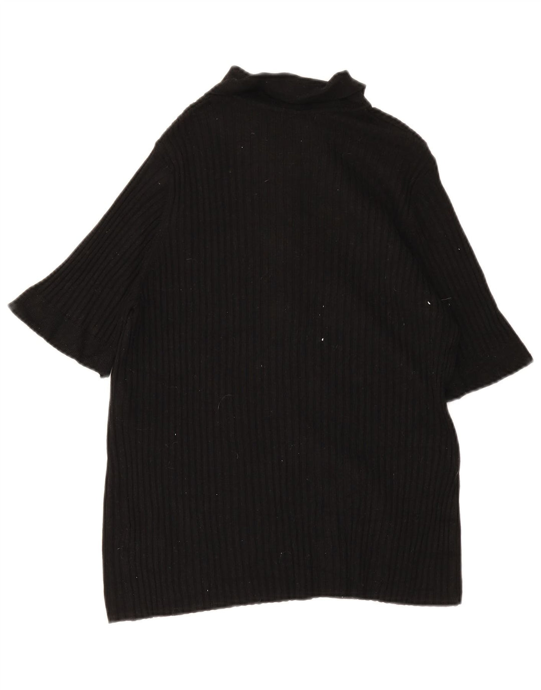 Damska koszulka polo Marks & Spencer UK 18 XL, czarna wiskoza