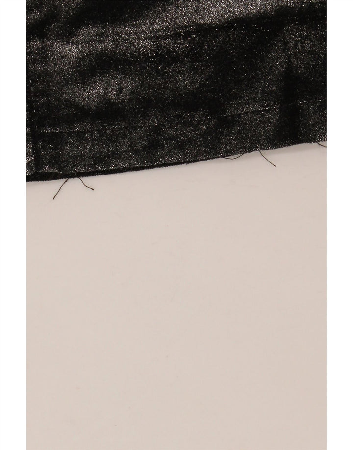 Proste spodnie damskie ARMANI W29 L34 Czarna bawełna