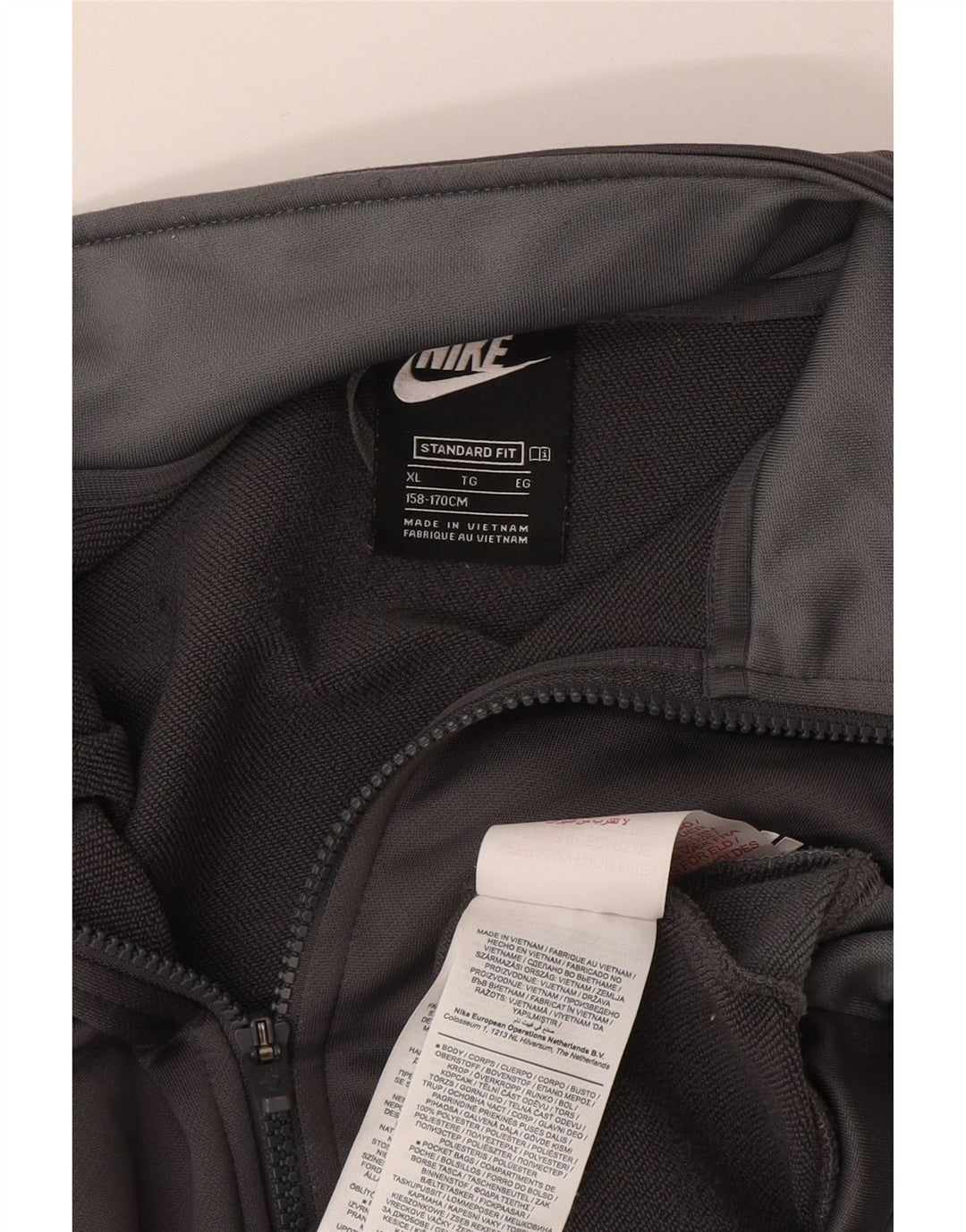 Kurtka chłopięca Nike Standard Tracksuit Top Jacket 13-14 lat XL, szary, blok kolorów
