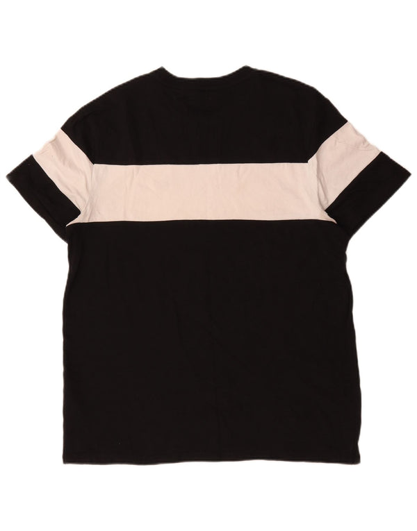 T-shirt męski Tommy Hilfiger, bawełniany, średniej wielkości, w kolorze czarnym
