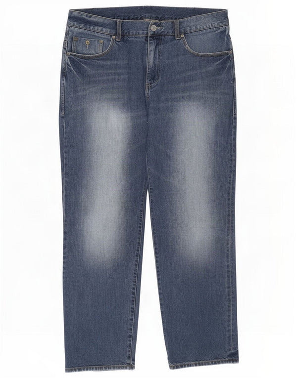Męskie proste dżinsy Armani Exchange W36 L30 Niebieskie