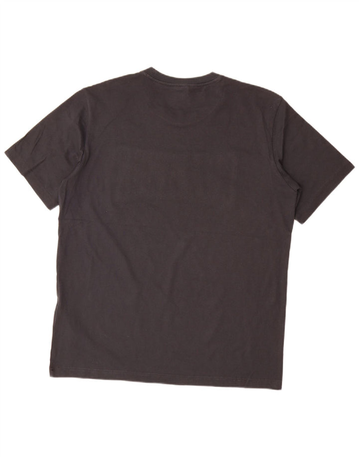 Męski T-shirt Champion z grafiką, top XL, czarna bawełna