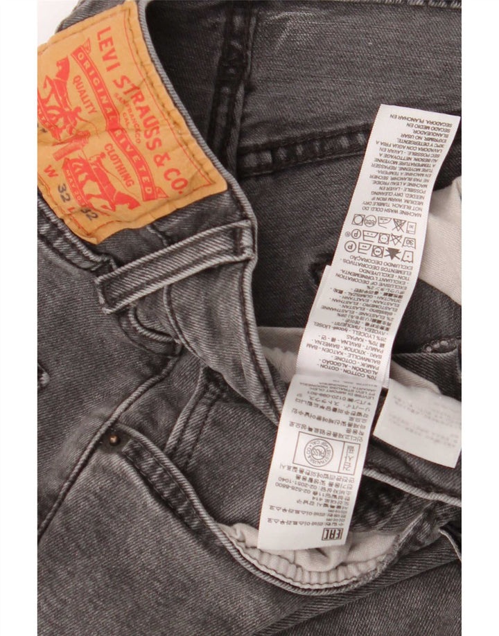 Męskie jeansy Levi's 512 Slim Tapered W32 L32 Szara bawełna