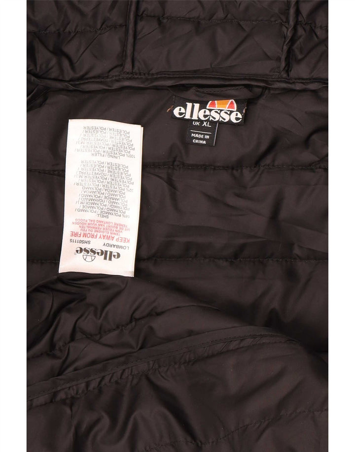 Męska ocieplana kurtka z kapturem Ellesse UK 42 XL Szary poliamid