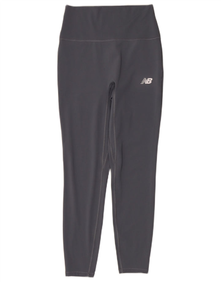 Legginsy damskie New Balance UK 14, średni szary poliester