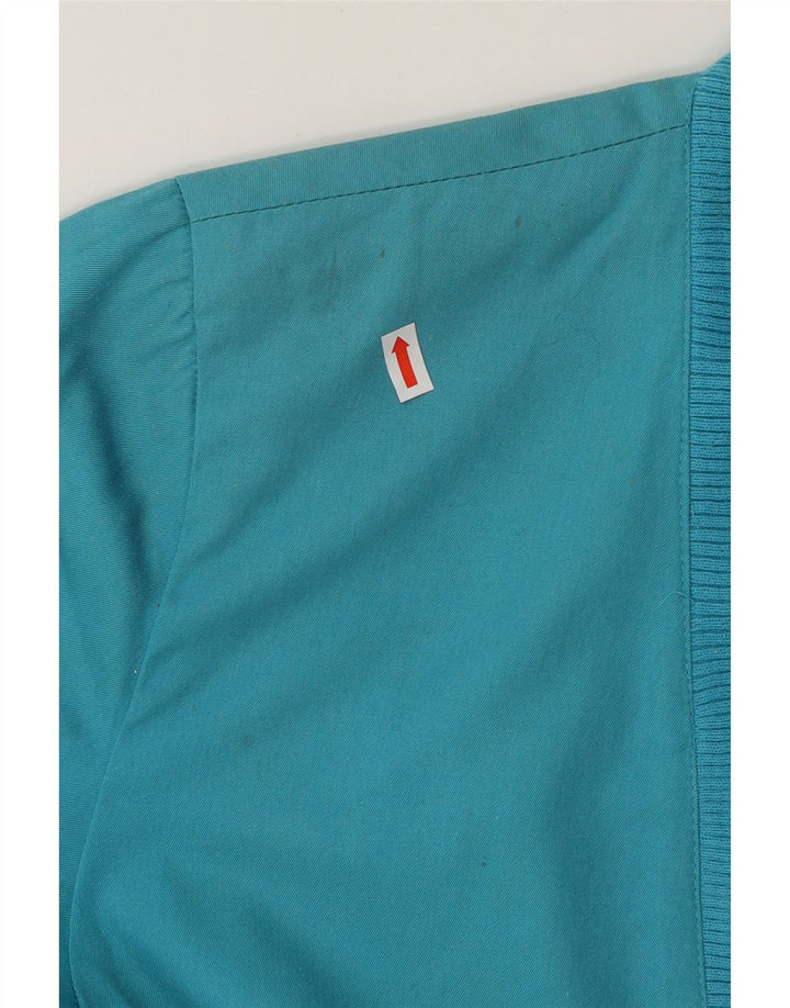 VINTAGE Womens Bomber Jacket EU 42 Large Blue Vintage Vintage and Second-Hand Vintage from Messina Hembry 