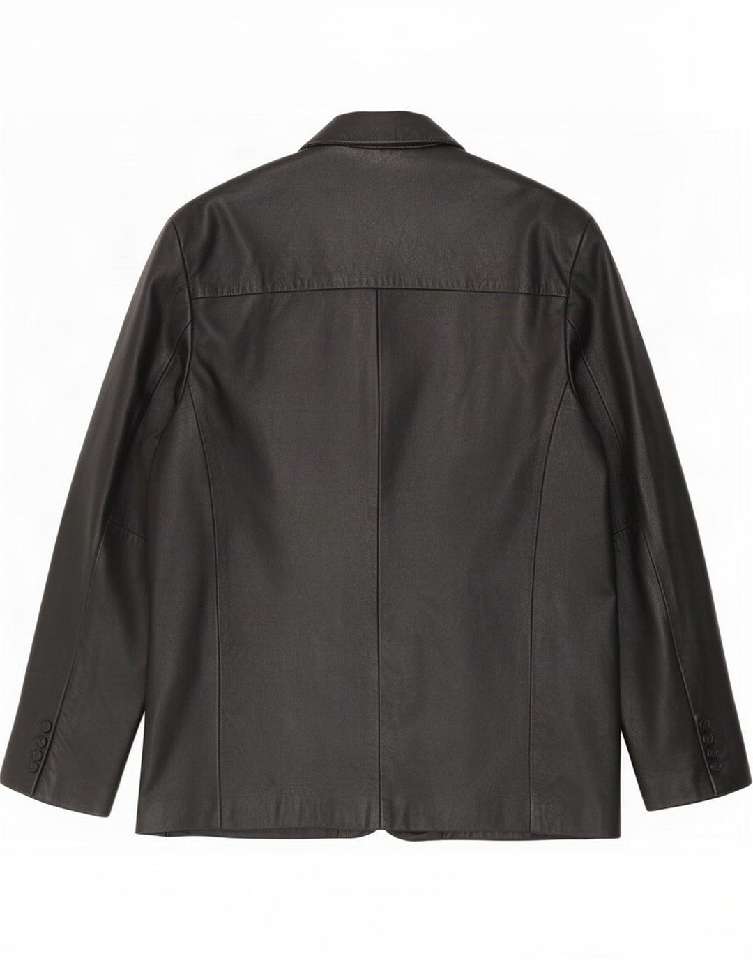 MDK Męska marynarka skórzana zapinana na 3 guziki UK 38 Medium Black