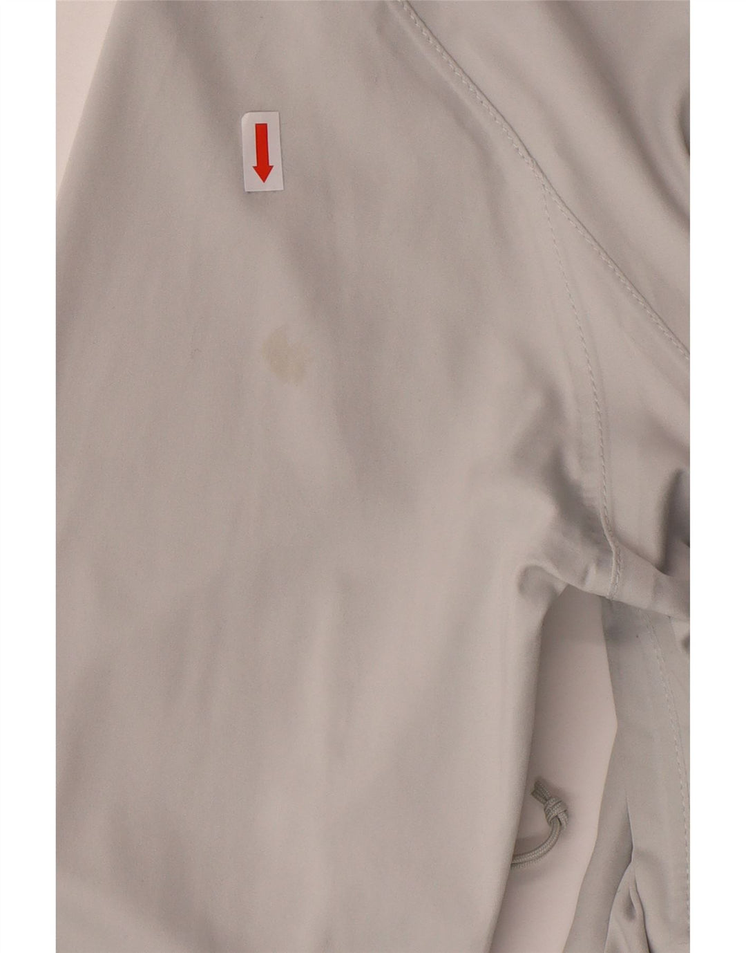 Damska kurtka przeciwdeszczowa z kapturem THE NORTH FACE UK 14, duża, szary poliester