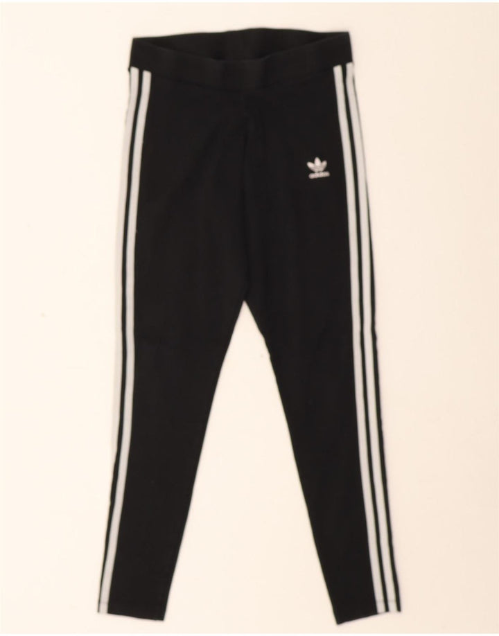 Legginsy Damskie Adidas UK 8 Małe Czarne Bawełniane