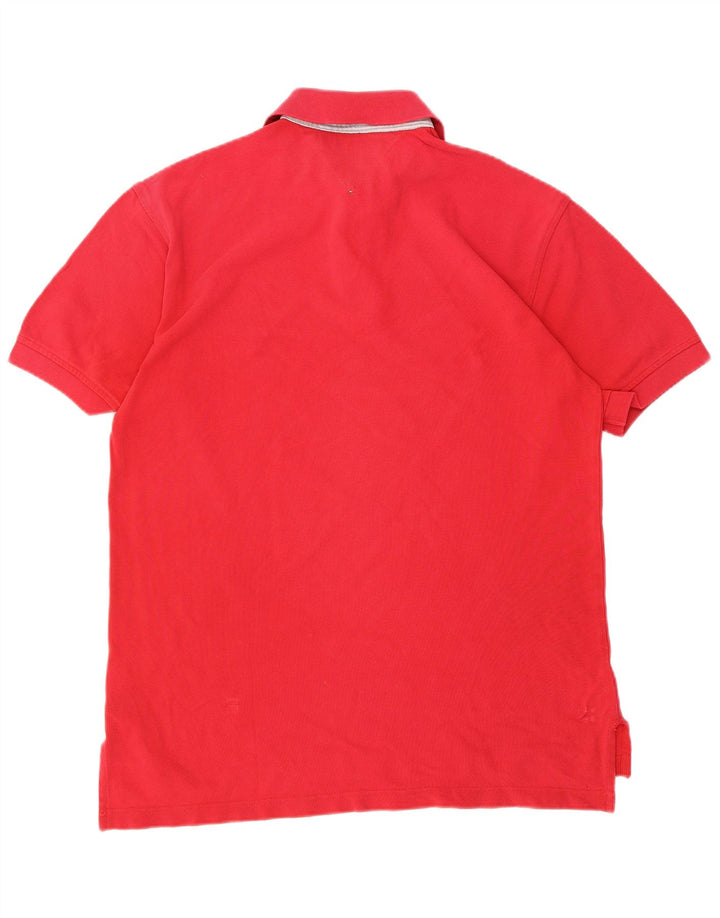Męska koszulka polo Tommy Hilfiger w kolorze średniej czerwieni, bawełniana