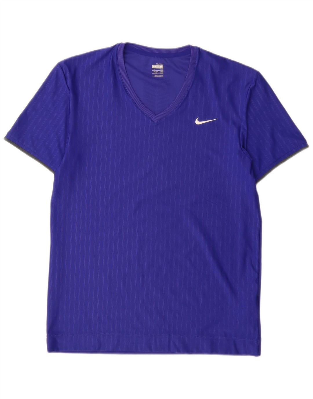 T-shirt męski Nike Top UK 39/41 średni niebieski w paski poliester