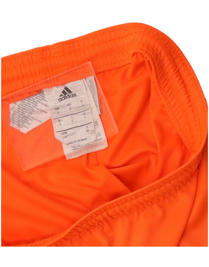 Męskie spodenki sportowe Adidas Climalite, małe, pomarańczowe, poliestrowe