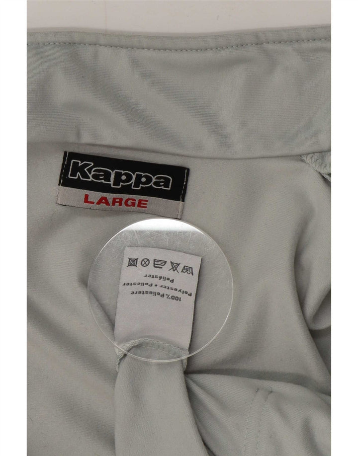 Kappa Męska bluza dresowa, duża, szara, poliester