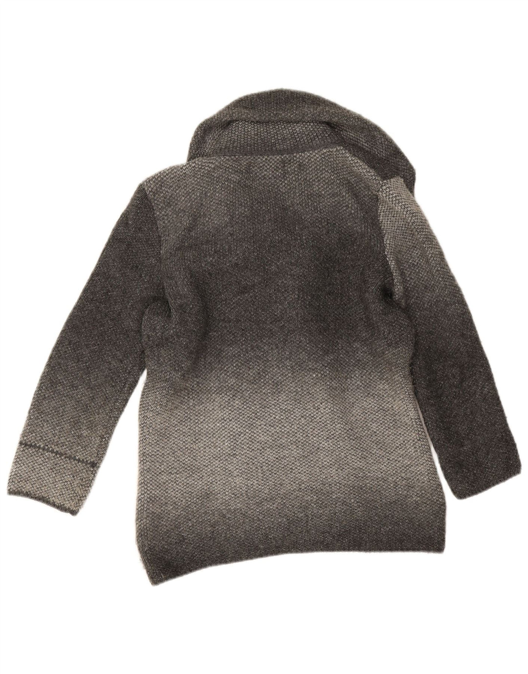 Marks & Spencer Damski płaszcz typu oversize typu pea, UK 10, mały, szary, akrylowy