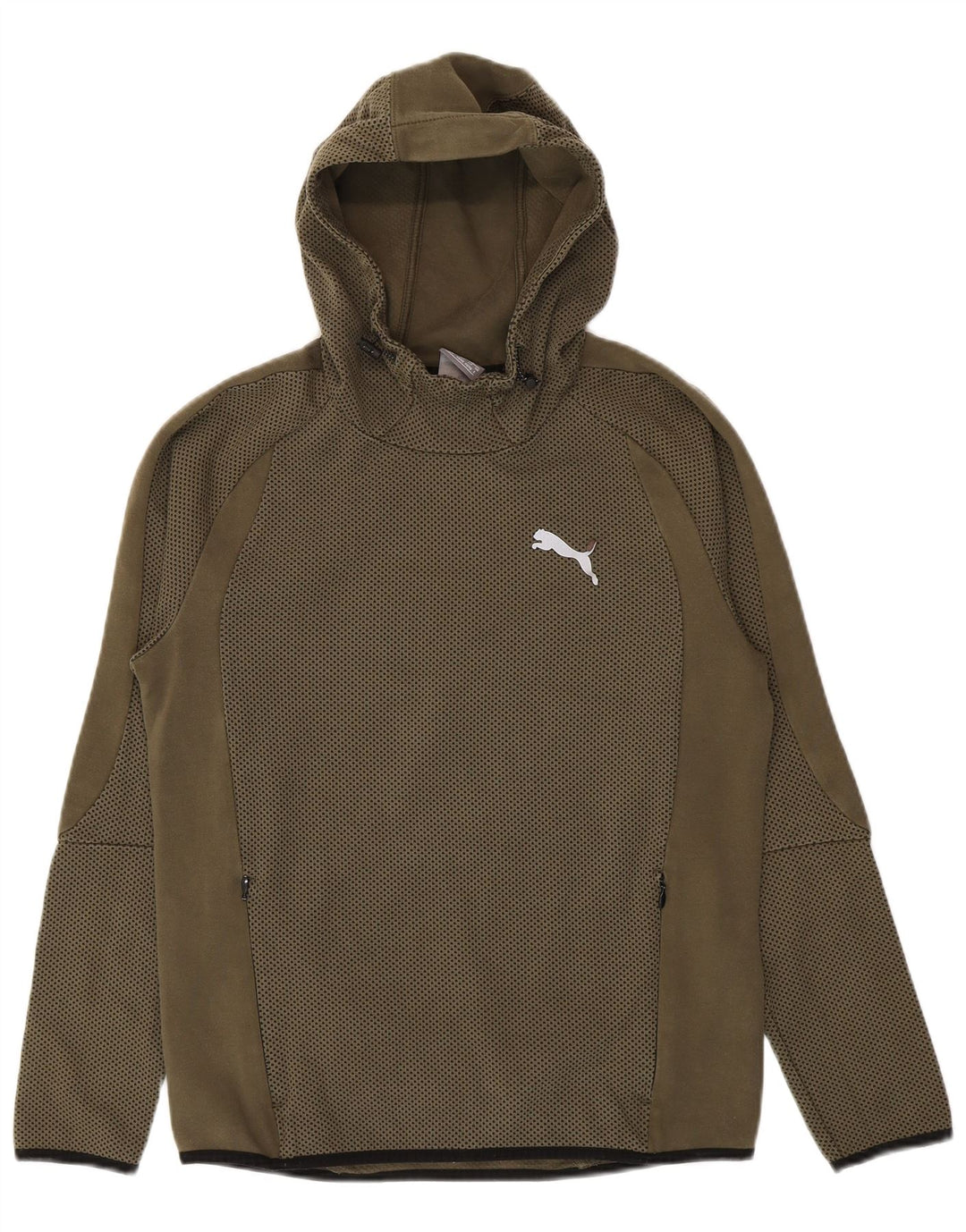 Męski sweter z kapturem Nike, mały khaki