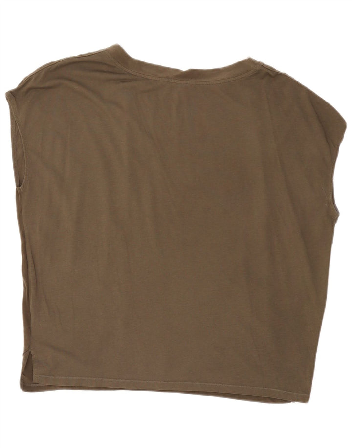 Damska bluzka oversize JIGSAW Top UK 14 Medium Khaki Modal