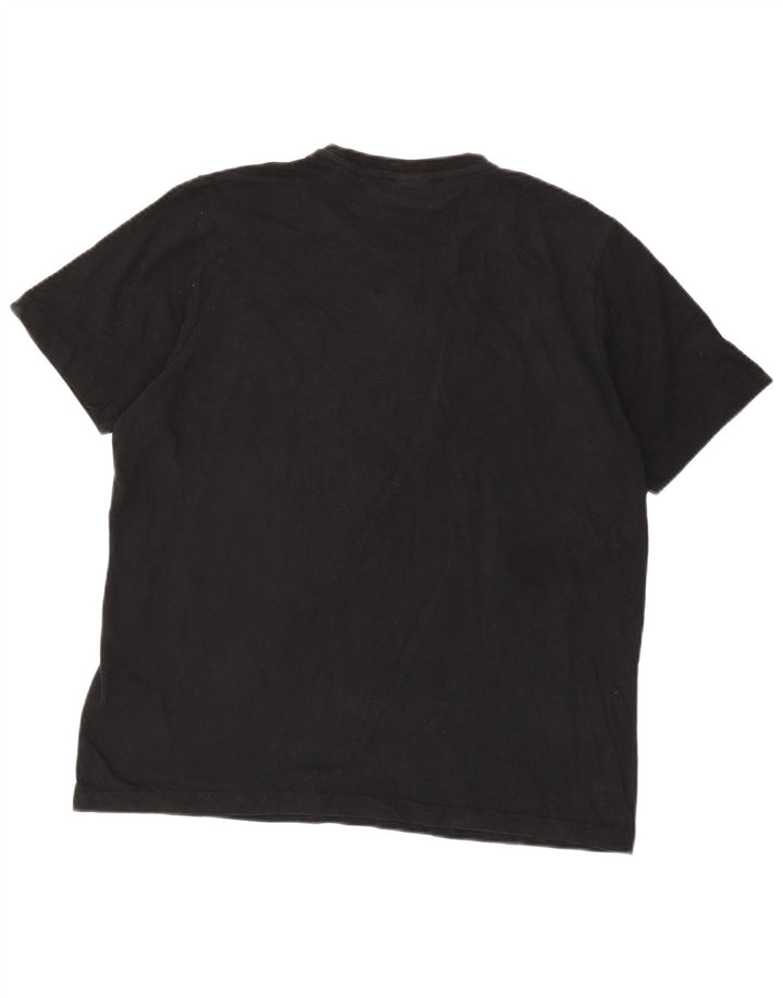 T-shirt męski Ellesse, duży, czarny, bawełniany