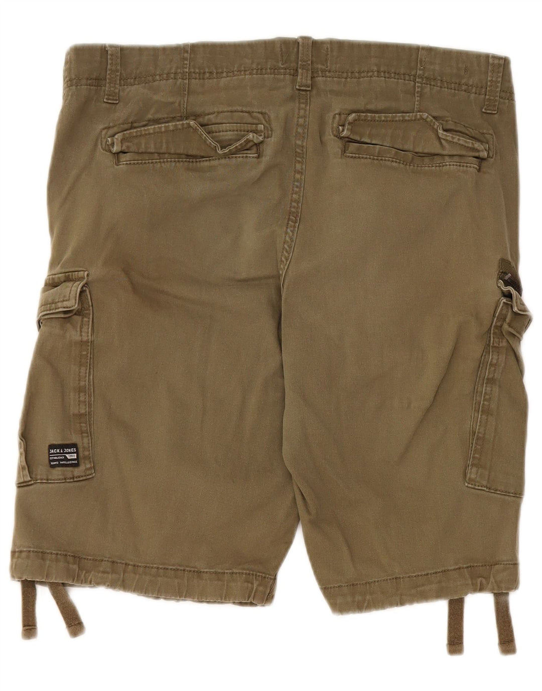 Męskie spodenki cargo Jack & Jones, duże, W34, bawełna khaki