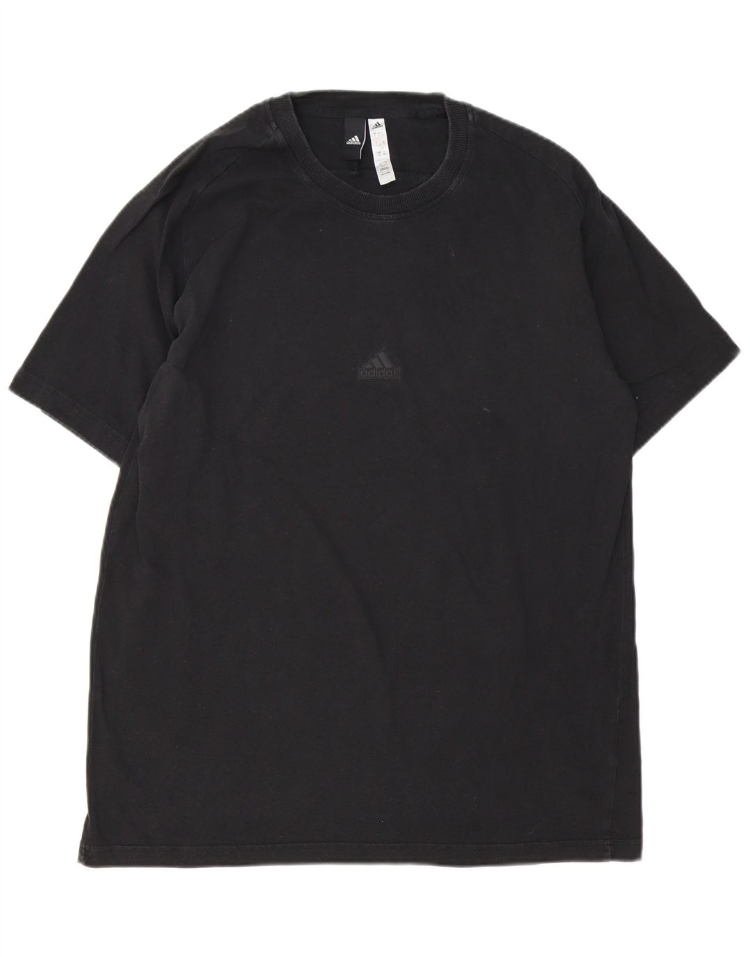 T-shirt męski ADIDAS, duży, czarny, bawełniany