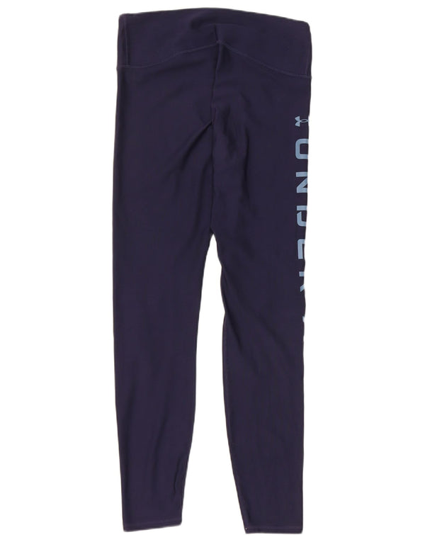 Damskie legginsy Under Armour Heat Gear Graphic UK 12, średnie granatowe