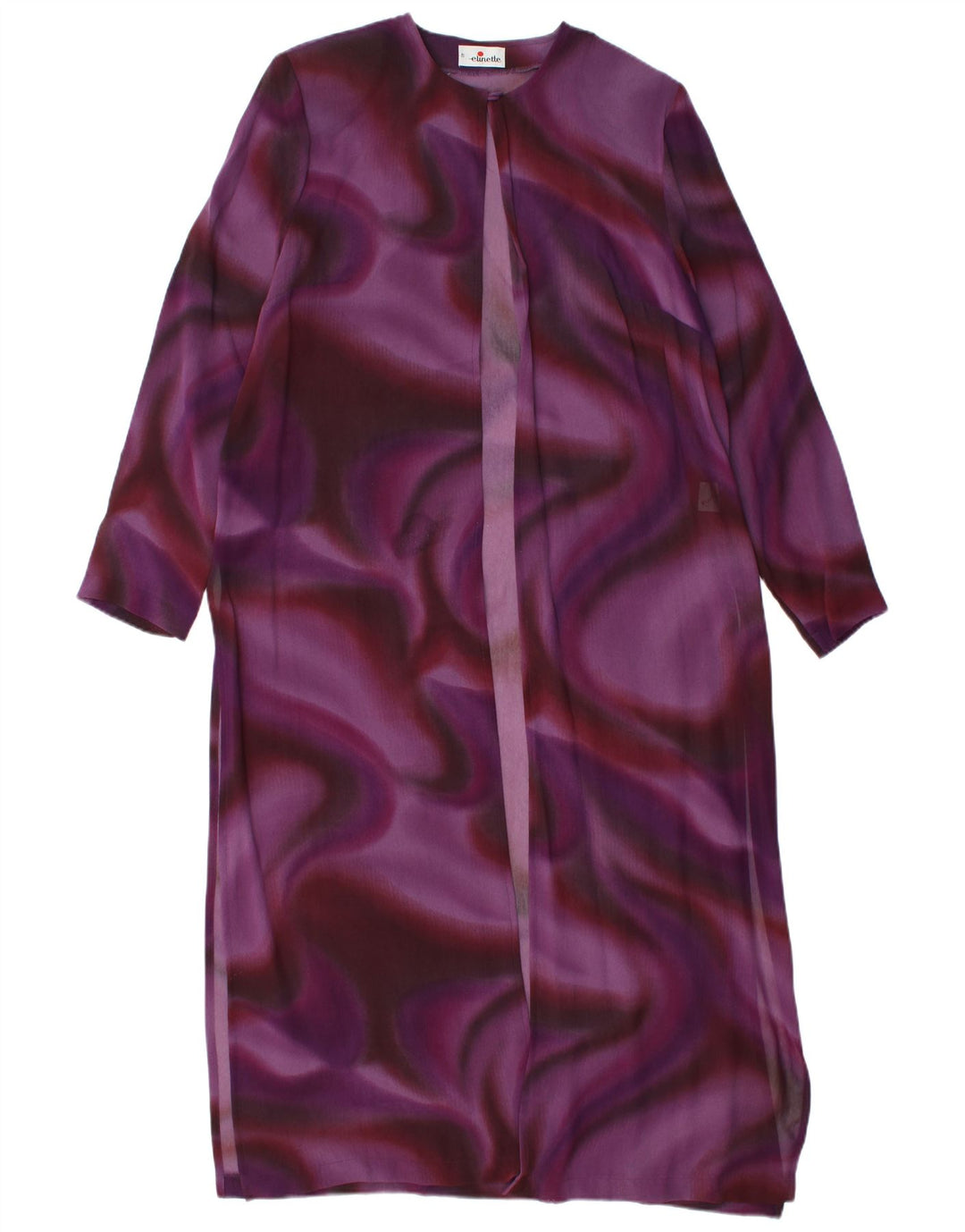 Damski kardigan Elinette z prześwitującym topem EU 40, średni fiolet Tie Dye