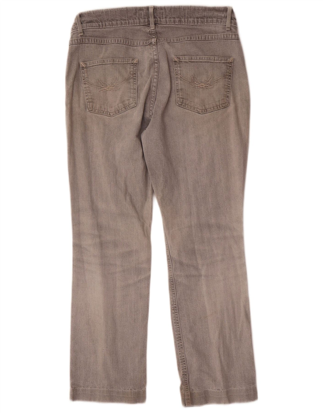 Marks & Spencer Damskie proste dżinsy UK 12 Medium W30 L26 Szara bawełna
