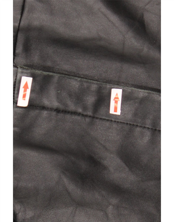 Damski płaszcz skórzany Helium UK 10 Small Black
