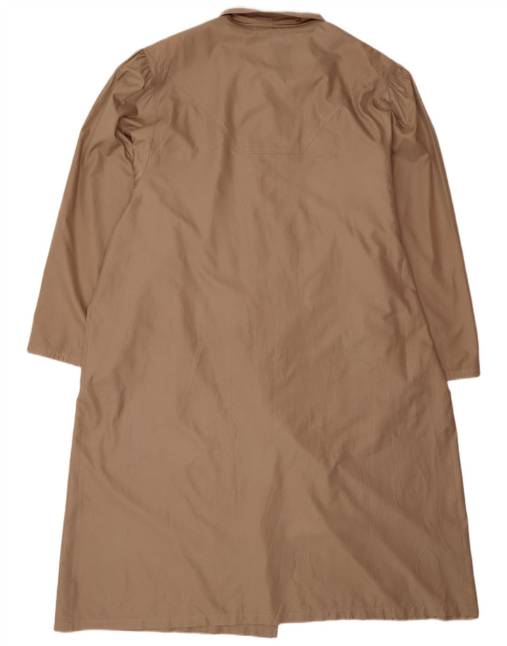 Claude Havrey Damski płaszcz oversize z podwójnymi piersiami EU 52 4XL Brązowy