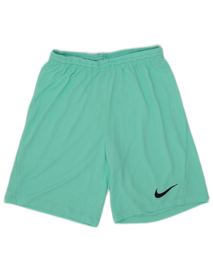 Męskie spodenki sportowe Nike Dri Fit, średni turkusowy poliester