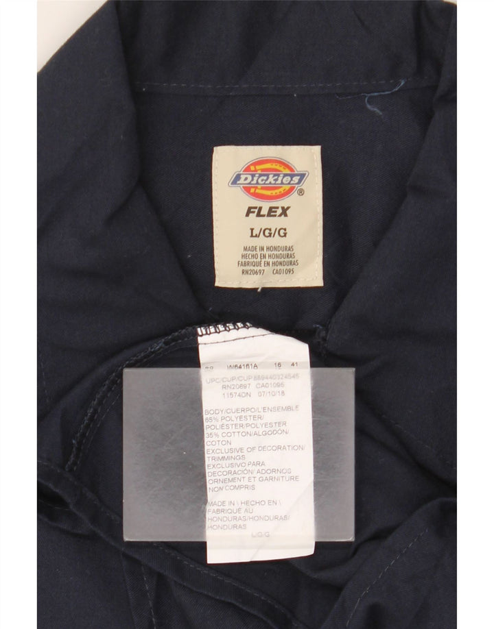 Koszula męska DICKIES, duża, granatowa, z poliestru