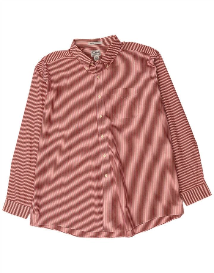 Koszula męska L.L.Bean 2XL, bawełniana w czerwone paski