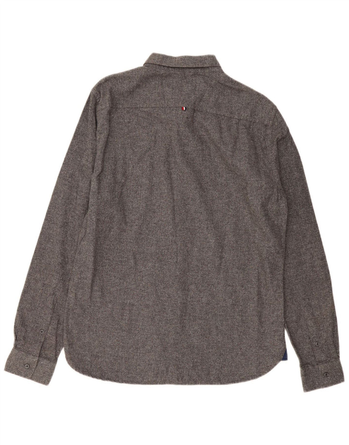 Koszula męska Superdry XL, szara, bawełniana