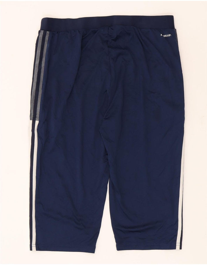 Spodenki sportowe Adidas Męskie Aeroready Bermudy, duże, granatowe, z poliestru