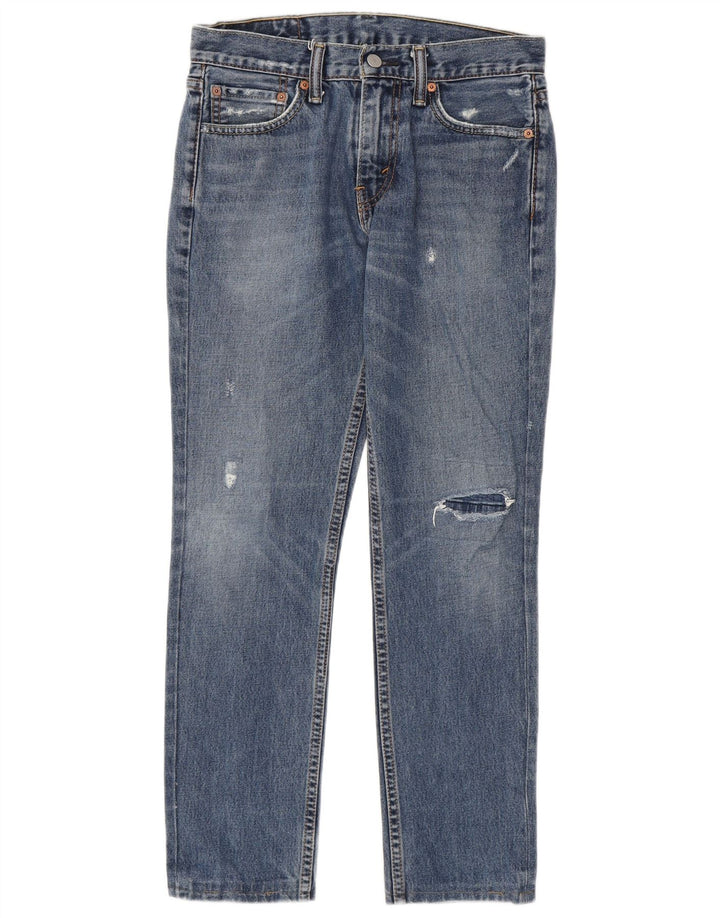 Damskie jeansy Levi's 511 w trudnej sytuacji W30 L28 Niebieska bawełna