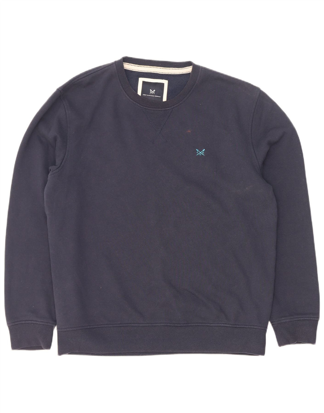 Crew Clothing Męska bluza z kapturem, duża, granatowa, bawełniana