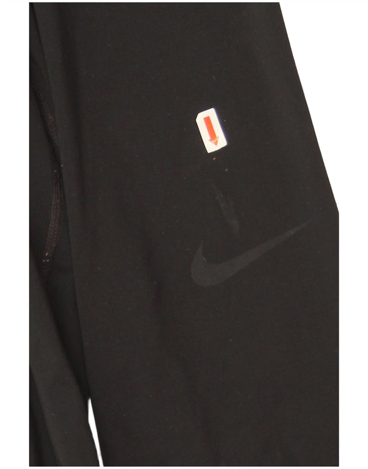 Damskie legginsy Nike Dri Fit Graphic UK 8, małe czarne