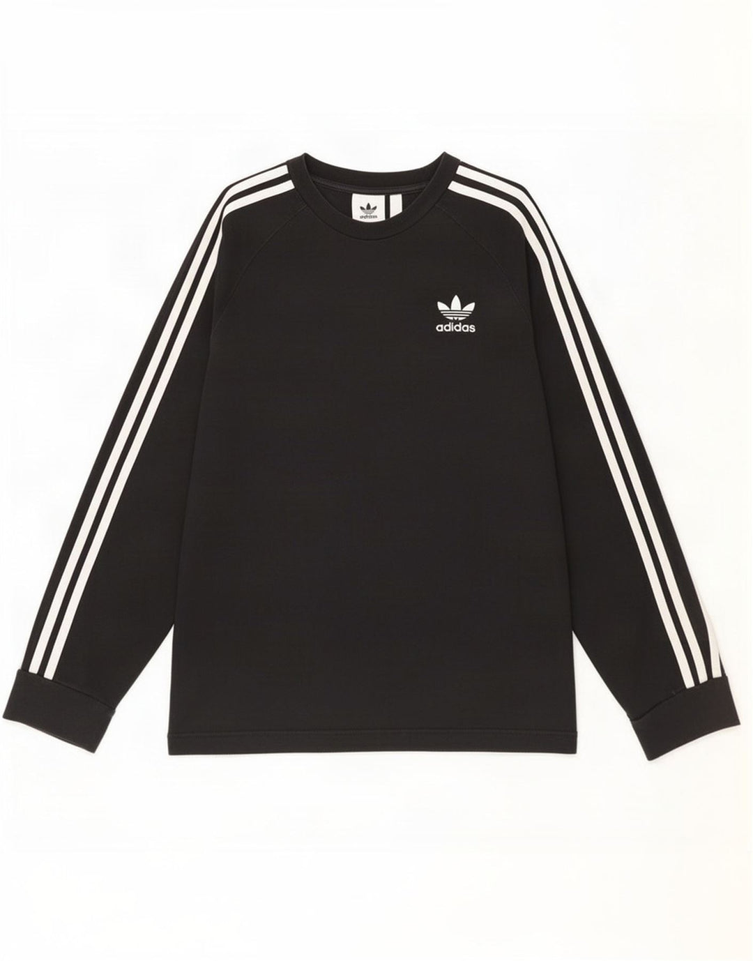 Adidas Męskie Topy Z Długim Rękawem, Małe Czarne Bawełniane