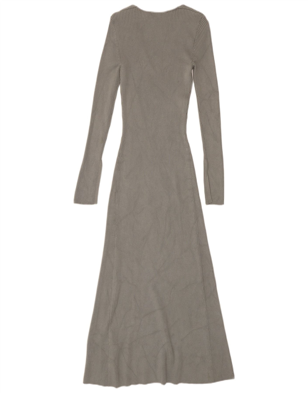 Sukienka damska Zara Maxi Jumper Dress UK 8 Small Szara wiskoza