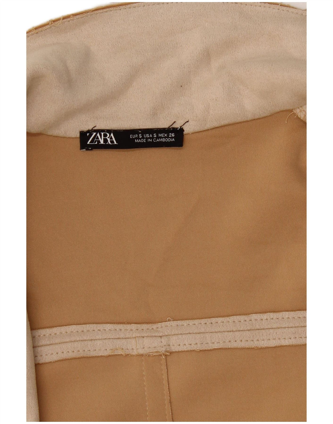 Płaszcz damski Zara UK 10 Small Beige