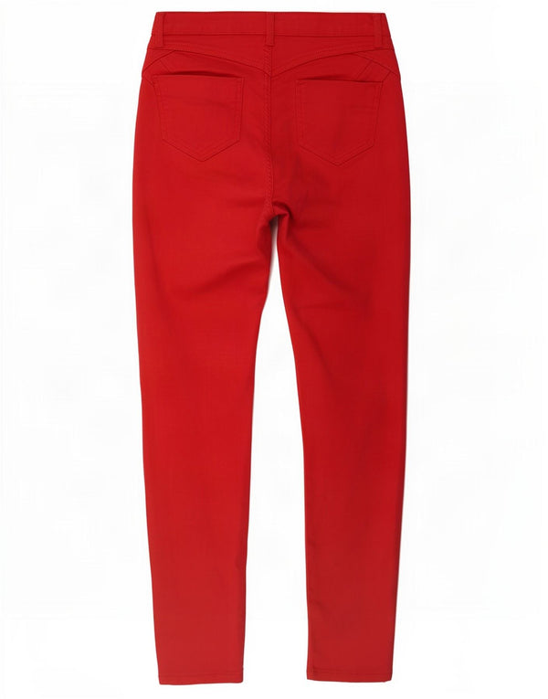 Marks & Spencer Damskie Per Una Jegging Jeansy UK 14 Duże W30 L29 Czerwone Bawełniane