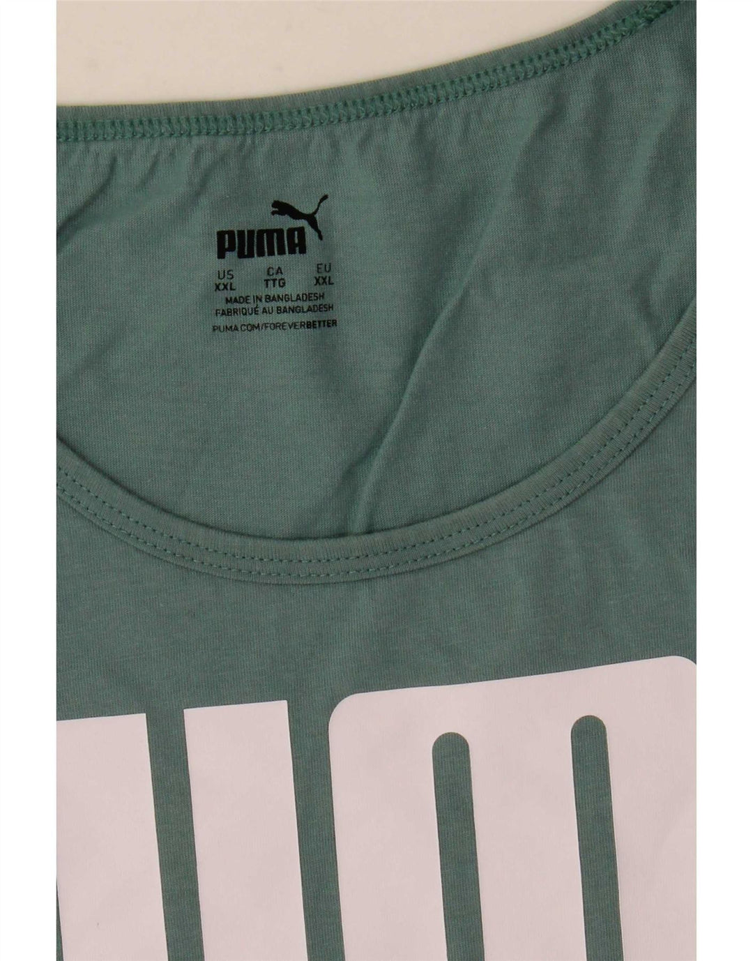 Męska kamizelka z grafiką Puma 2XL w kolorze zielonym