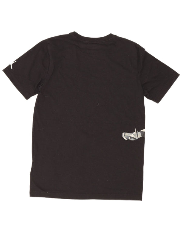 Chłopięcy T-shirt z grafiką Jordan, 13-14 lat XL, czarny, bawełniany