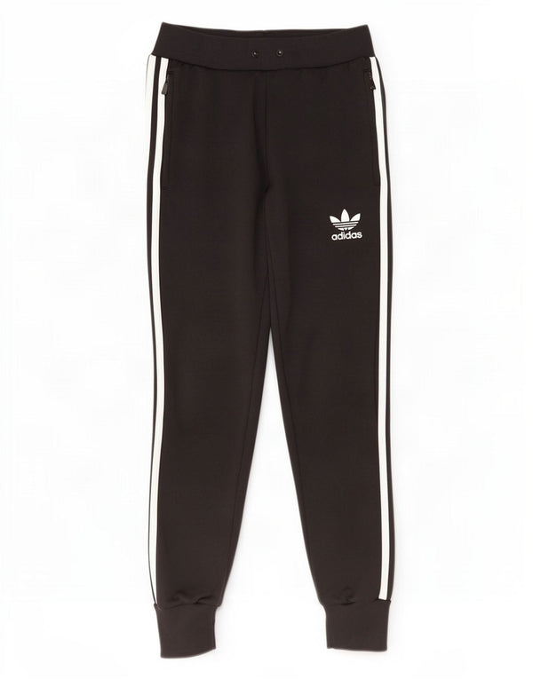Damskie spodnie dresowe Adidas Joggers UK 6 XS Czarny poliester