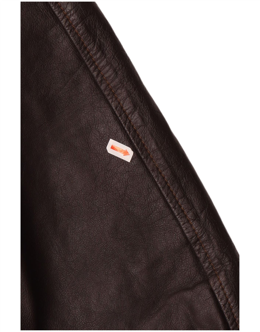 Męska kurtka skórzana VINTAGE UK 42 XL Brązowa skóra