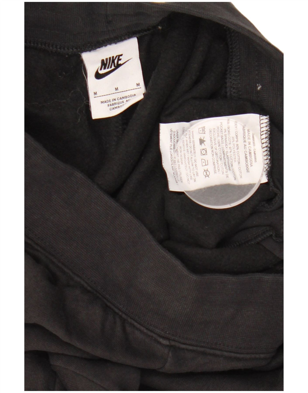 Damskie spodnie dresowe NIKE Joggers UK 12, średnia czarna bawełna